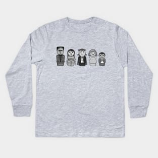 Cute and Spooky Little Family Kids Long Sleeve T-Shirt